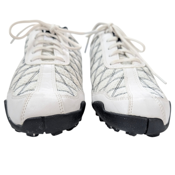 FootJoy Women's Superlite Spikeless Golf Shoes White Black Quilted #98951 US 9 M - Picture 5 of 8